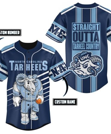 Custom Unc Tar Heels Jersey - Personalized Name & Number, Limited Edition Fan Gear