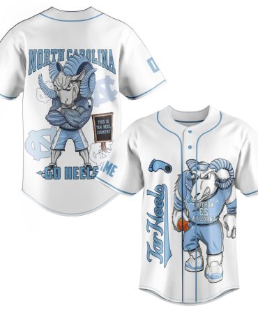 Unc Tar Heels Baseball Jersey - Stylish North Carolina Fan Gear For Game Day