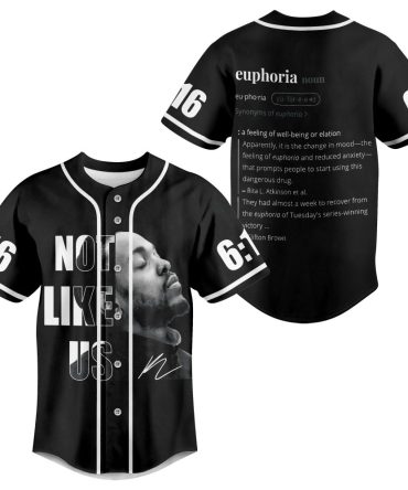 Limited Edition 'Not Like Us' Graphic Baseball Jersey - Unique Style & Comfort