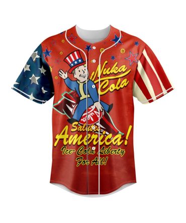 Patriotic Nuka Cola Baseball Jersey – Celebrate America In Style!