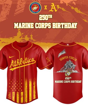 Limited Edition Athletics Jersey - 250Th Marine Corps Birthday Tribute