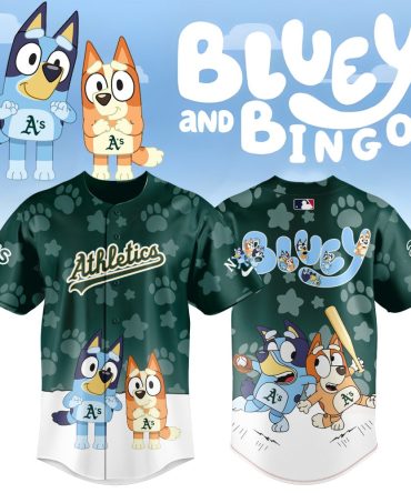 Bluey & Bingo Athletics Jersey - Fun Cartoon Sports Shirt For Kids & Fans