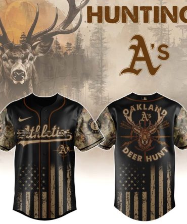 Oakland A'S Camo Hunting Jersey - Limited Edition Deer Hunt Design - Perfect For Fans & Outdoors