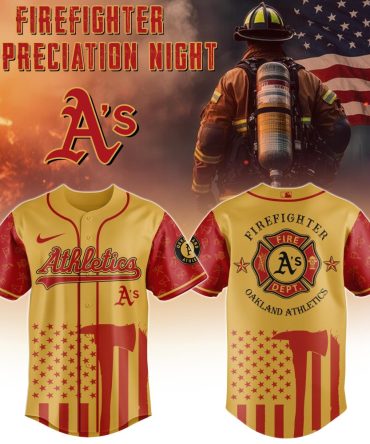Oakland Athletics Firefighter Appreciation Jersey – Limited Edition Tribute Gear