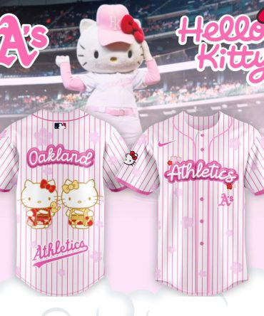 Limited Edition Hello Kitty Oakland A'S Jersey – Cute & Stylish Fan Apparel
