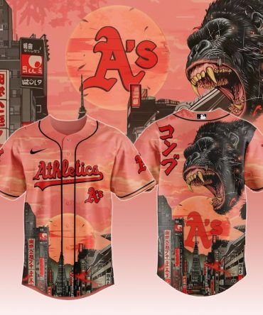 Gorilla-Themed Athletics Jersey – Bold Graphic Design With Urban Backdrop