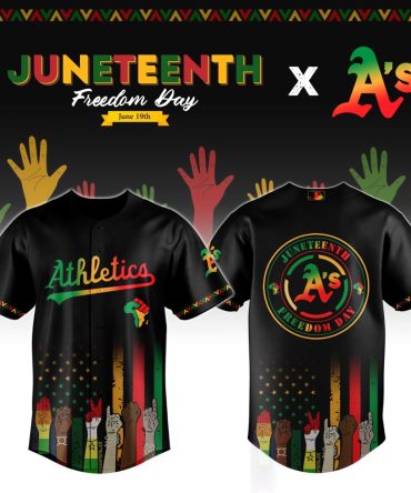 Celebrate Juneteenth In Style: Athletics X A’S Limited Edition Jersey - Bold & Unique Design