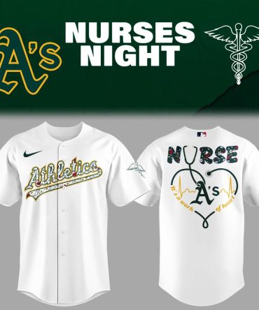 A'S Nurses Night Baseball Jersey – Celebrate Healthcare Heroes In Style