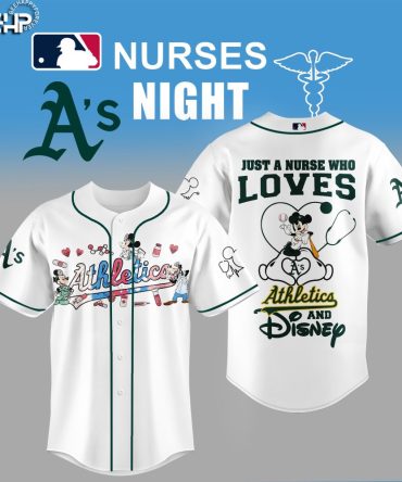 Celebrate Nurses Night With A'S Disney-Themed Jersey – Perfect For Fans & Healthcare Heroes!