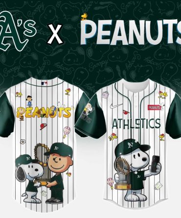 A'S X Peanuts Limited Edition Jersey - Celebrate In Style With Snoopy & Friends!