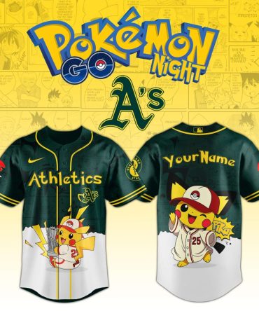 Customizable Pokémon Athletics Jersey - Pikachu Design For Fans & Collectors
