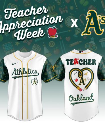 Celebrate Teacher Appreciation With Exclusive Oakland A'S Jersey - Perfect Gift For Educators!