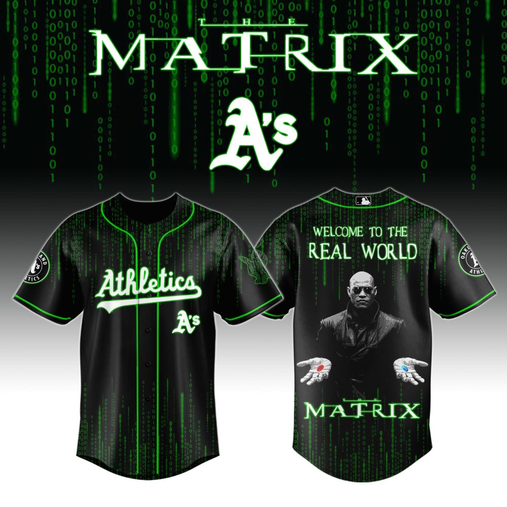 Matrix-Inspired Athletics A'S Jersey – Limited Edition Fan Gear