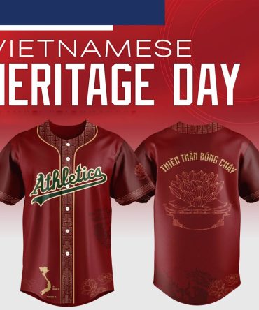 Limited Edition Vietnamese Heritage Day Baseball Jersey – Celebrate Culture In Style!