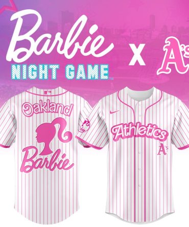 Limited Edition Barbie X Oakland A'S Jersey - Pink Night Game Collectible
