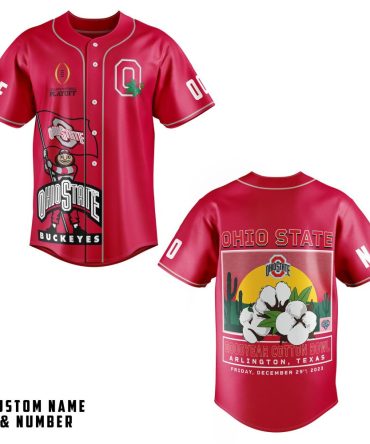 Custom Ohio State Buckeyes Cotton Bowl Jersey - Personalized Name & Number - Limited Edition Fan Gear