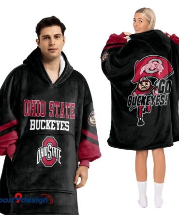 Ohio State Football Hooded Blanket Hoodie