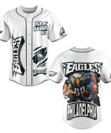 Philadelphia Eagles Fan Jersey - Bold Graphic Design, Perfect For Game Day Enthusiasts!