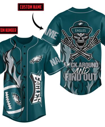 Custom Eagles Football Jersey - Personalized Name & Number, Bold Statement Design
