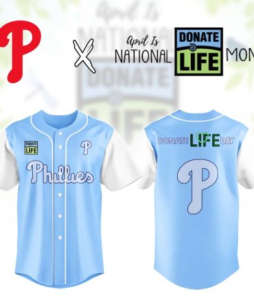 Support Donate Life Month With Exclusive Phillies Jersey – Limited Edition!