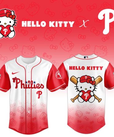 Hello Kitty X Phillies Baseball Jersey - Limited Edition Fan Apparel