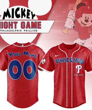 Custom Mickey Phillies Jersey – Personalized Baseball Shirt For Fans