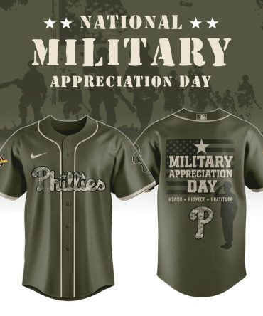Honor Military Appreciation Day With Phillies Camo Jersey - Show Respect & Gratitude In Style