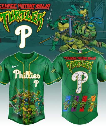 Teenage Mutant Ninja Turtles X Phillies Green Jersey - Limited Edition Collectible