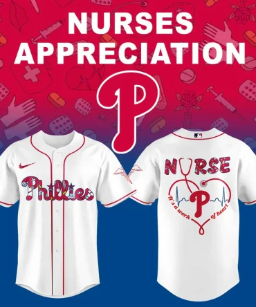 Celebrate Nurses: Phillies Baseball Jersey – Limited Edition Appreciation Gift