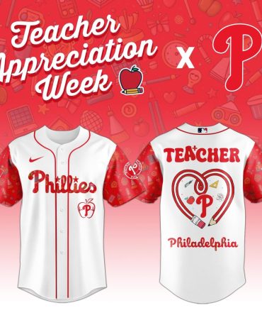 Limited Edition Phillies Teacher Appreciation Jersey – Celebrate Educators In Style!