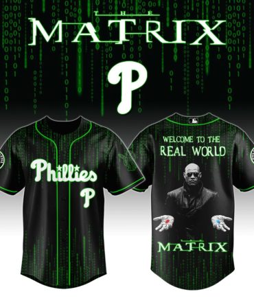 Matrix-Inspired Phillies Jersey – Limited Edition Cyber Design