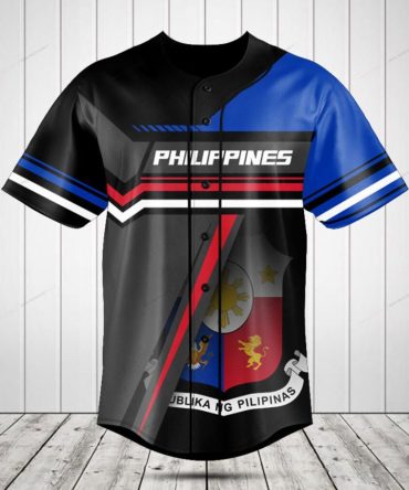 Stylish Philippines Flag Baseball Jersey - Bold Design, Perfect Fit, Show Your Pride!