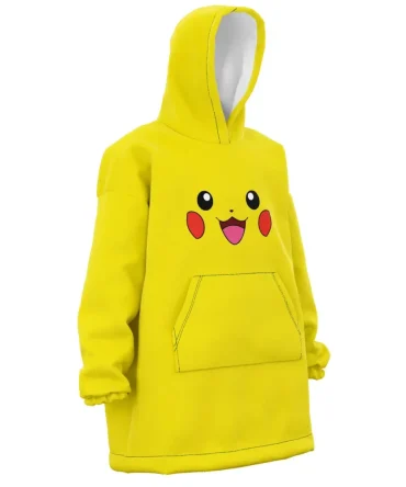 Pikachu Pokemon Hooded Blanket Hoodie