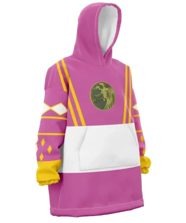Pink Ranger Ninjetti Rangers Hooded Blanket Hoodie