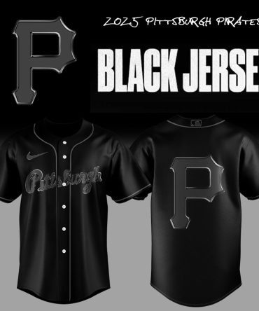 2023 Pittsburgh Pirates Black Jersey - Authentic Team Apparel For Fans