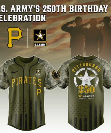 Limited Edition Pittsburgh Pirates U.S. Army 250Th Jersey - Celebrate Military Heritage!