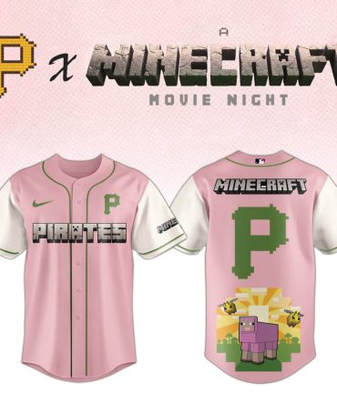 Limited Edition Minecraft X Pirates Pink Jersey - Perfect For Fans & Collectors!