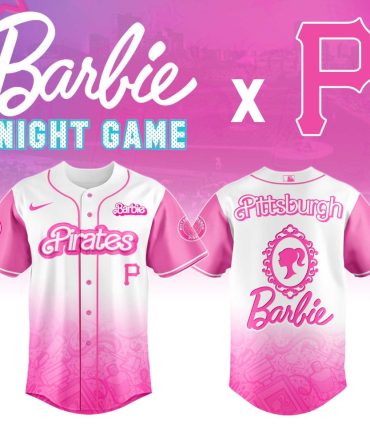 Limited Edition Barbie X Pirates Jersey – Perfect For Night Games! 🌟