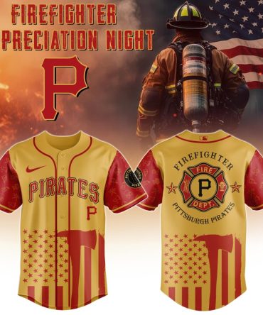Limited Edition Firefighter Appreciation Night Jersey - Pittsburgh Pirates Special