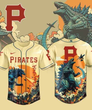 Epic Pirates Jersey With Dinosaur Design – Perfect For Fans & Collectors!