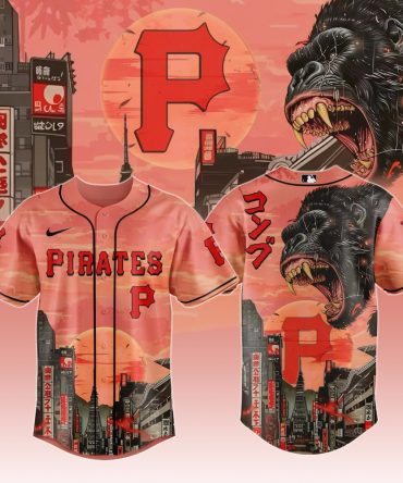 Limited Edition Pirates Jersey - King Kong Graphic, Urban Sunset Design