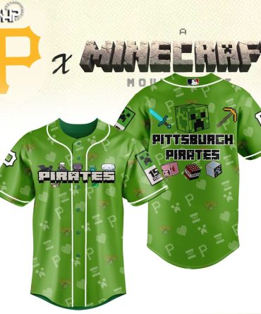 Limited Edition Pittsburgh Pirates X Minecraft Jersey – Perfect For Fans!