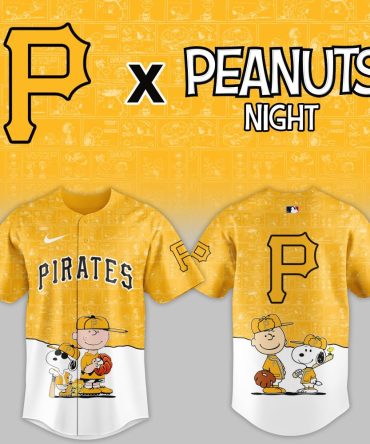 Limited Edition Pirates X Peanuts Jersey – Celebrate In Style With Charlie Brown & Snoopy!