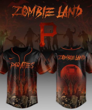 Zombie Land Baseball Jersey - Halloween Horror Theme, Unisex Sports Apparel