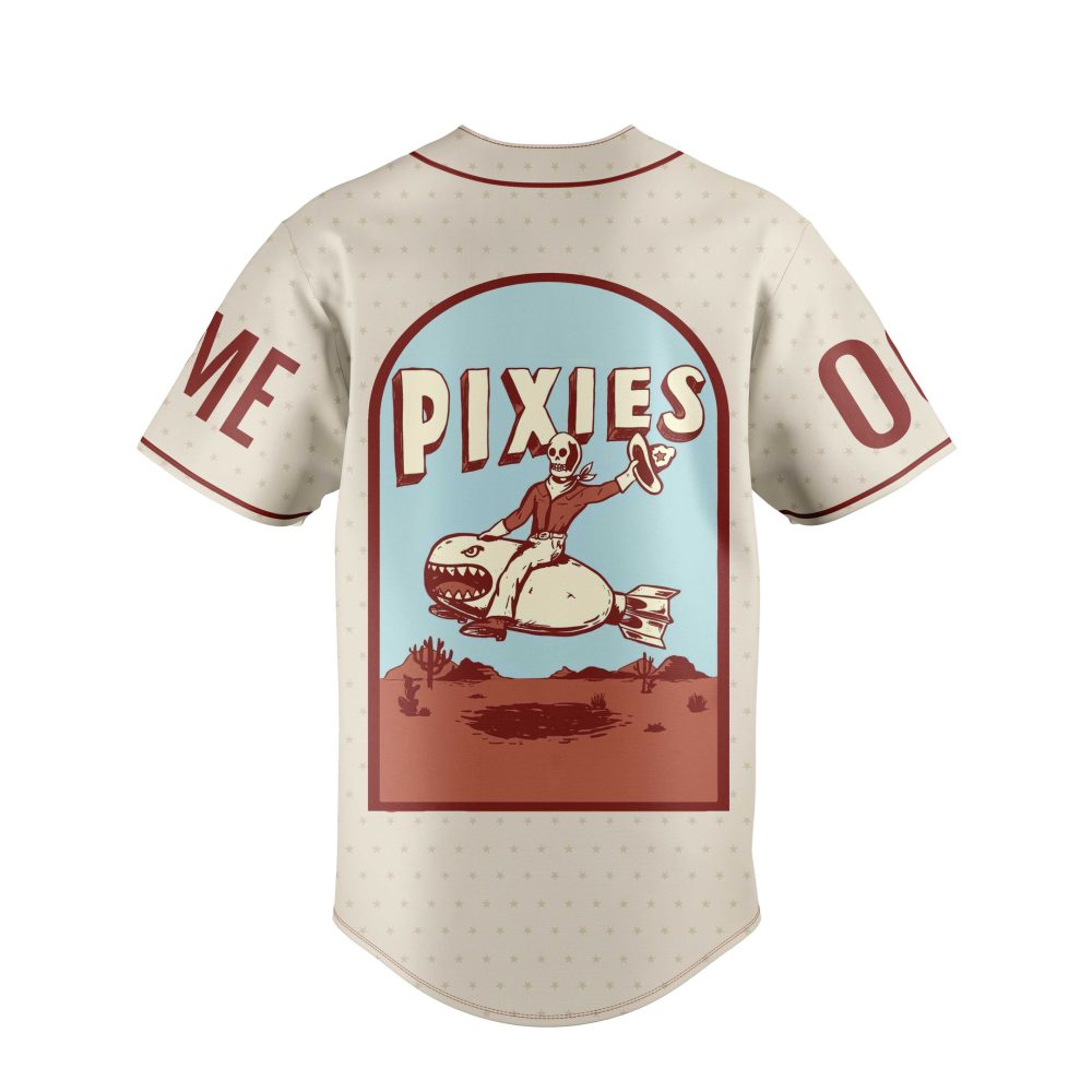 Custom Pixies Baseball Jersey - Add Your Name & Number - Unique Vintage Style - Image 3
