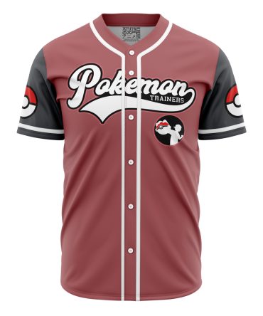 Stylish Pokémon Trainers Baseball Jersey - Unisex , Iconic Pokéball Design , Perfect Gift For Fans