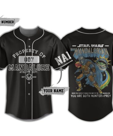 Custom Star Wars Mandalorian Jersey – Personalize With Your Name & Number!