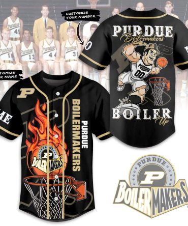 Customize Your Purdue Boilermakers Basketball Jersey - Add Name & Number - Perfect For Fans!
