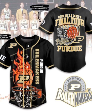 Custom Purdue Boilermakers Final Four Jersey - Personalize Name & Number!