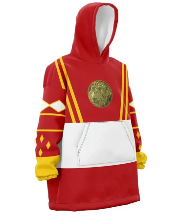 Red Ranger Ninjetti Rangers Hooded Blanket Hoodie